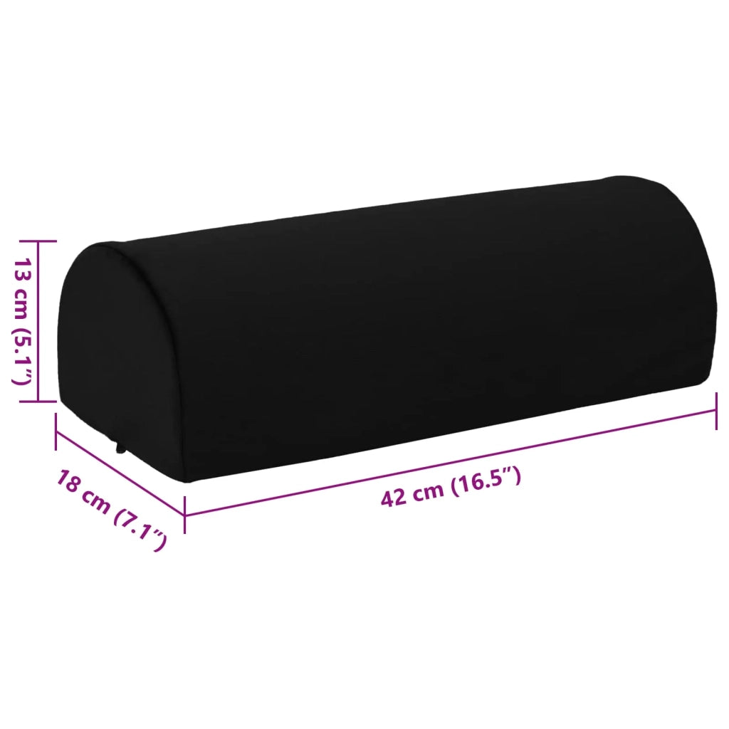 Cuscino per poggiapiedi Nero 42 x 18 x 13 cm Schiuma PU 42020244