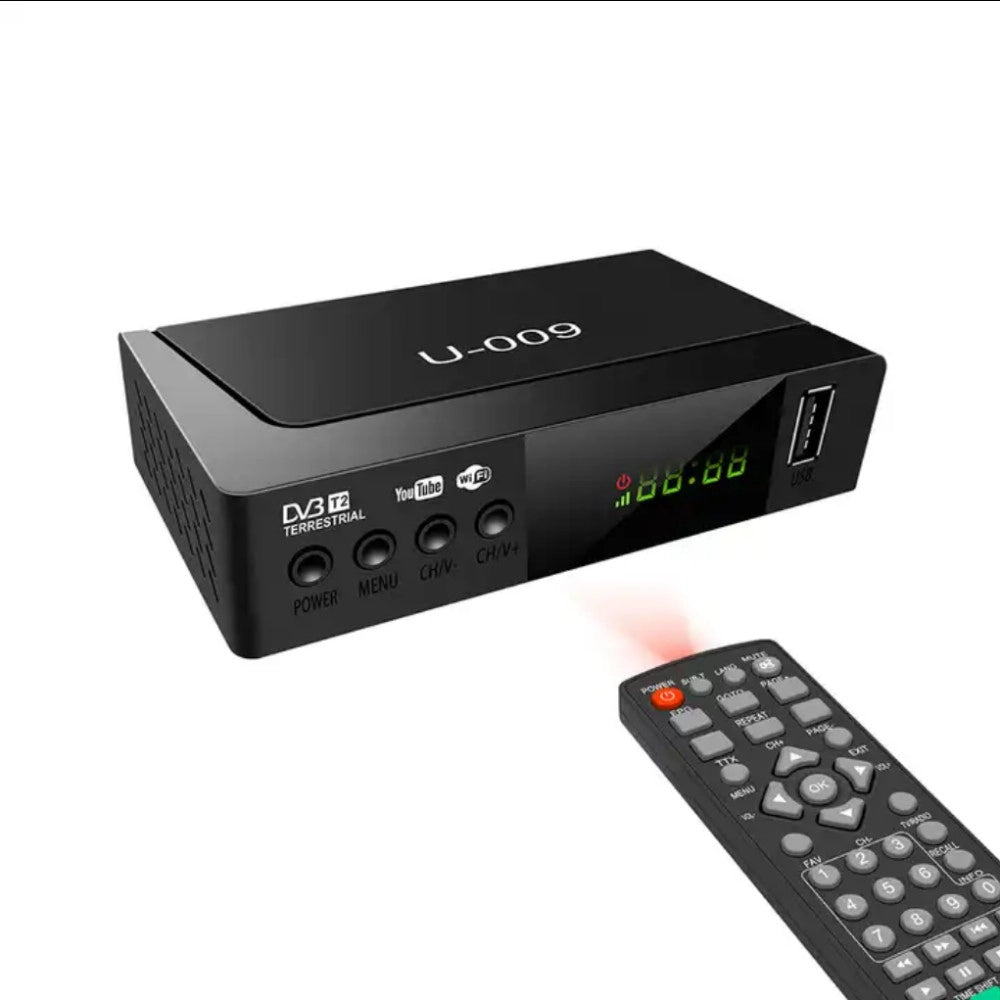 Trade Shop - Ricevitore Digitale Terrestre Decoder Tv Scart Mpman Dvb-t 2012 Telecomando Usb -
