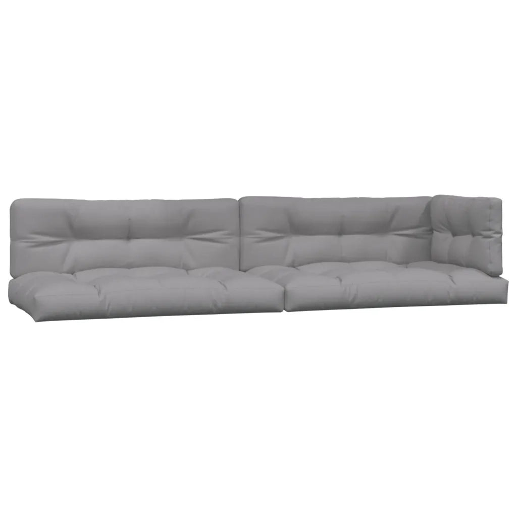 Set Divano Pallet da Giardino 6 pz con Cuscini Massello Acacia