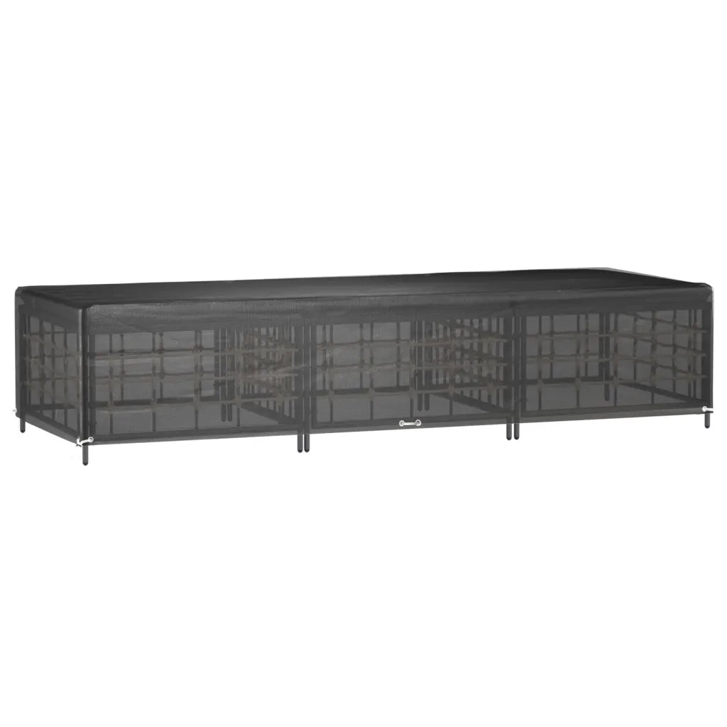Coperture per Sdraio 2 pz 12 Occhielli 205x75x40 cm Polietilene