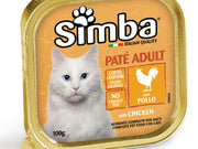 PATE' PER GATTI 'SIMBA' pollo - gr 100- 32 pezzi  - MONGE