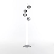 Lampada da terra EDERA nero
