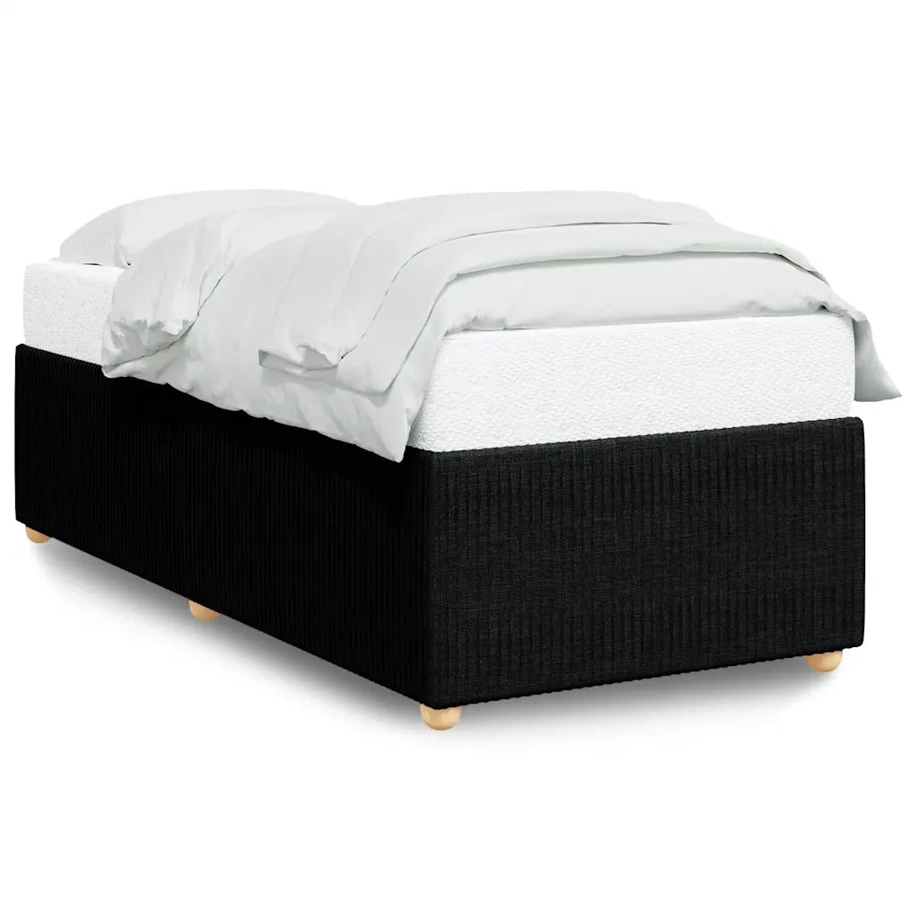 Giroletto senza Materasso Nero 90x190 cm in Tessuto 3284902