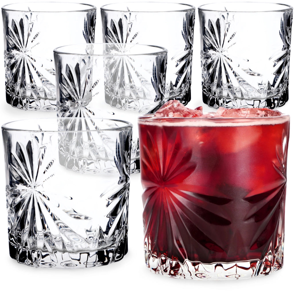 Set di 6 bicchieri da whisky KADAX Literatka da 300 ml