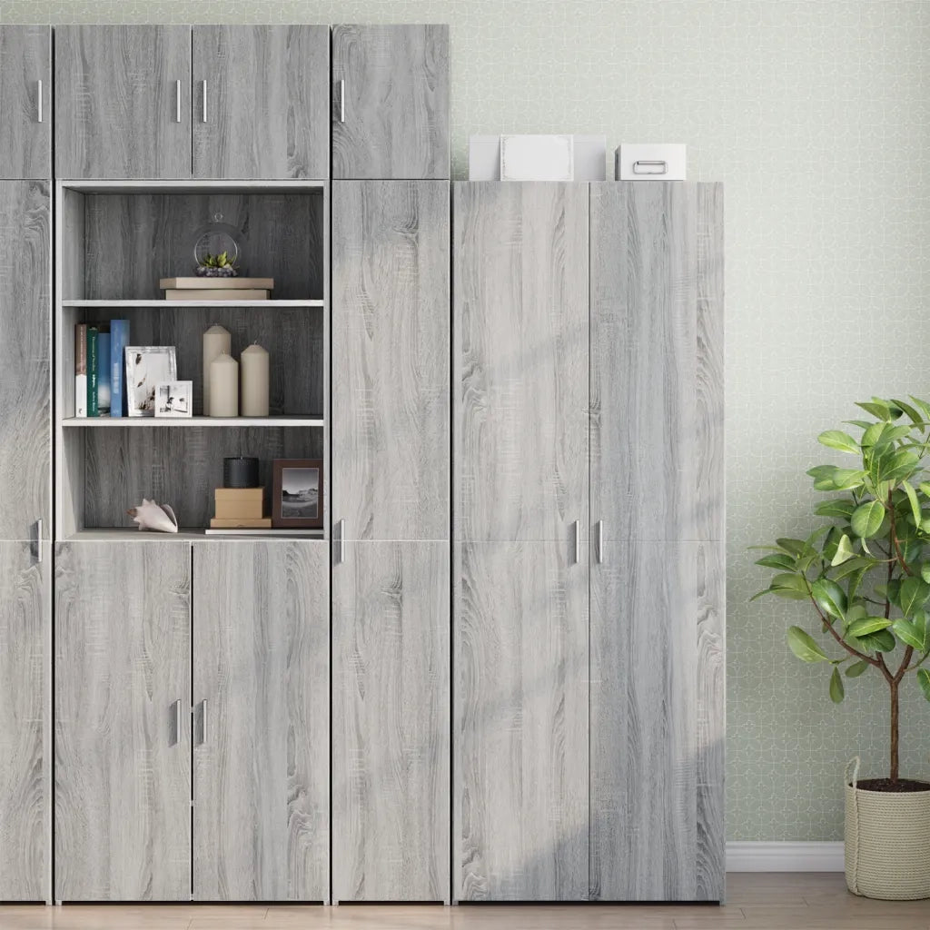 Mobile a Parete Grigio Sonoma 30x42,5x40cm in Legno Multistrato 846094