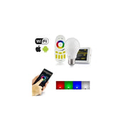 Trade Shop - Lampada Led Wifi Luce Bianca Rgb Multicolor E27 Telecomando Rf Modulo Smartphone -