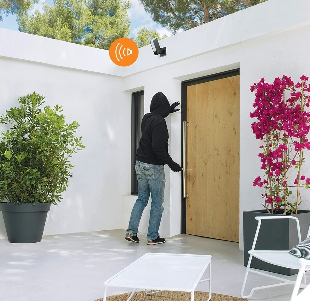 Netatmo, telecamera esterna intelligente con sirena - NOC-S-IB- Wi-Fi Nero