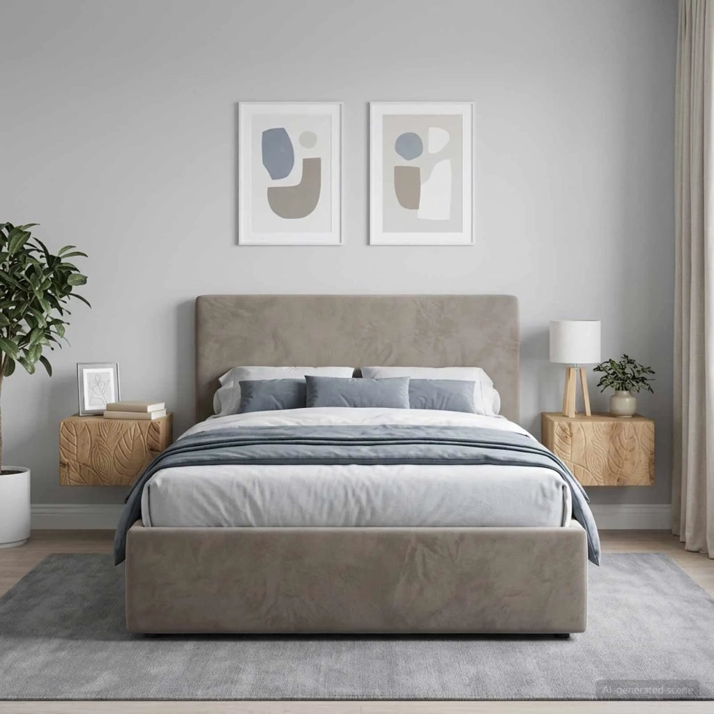 Mobiletto da notte a muro 2 pcs Rovere Artigianale 898804