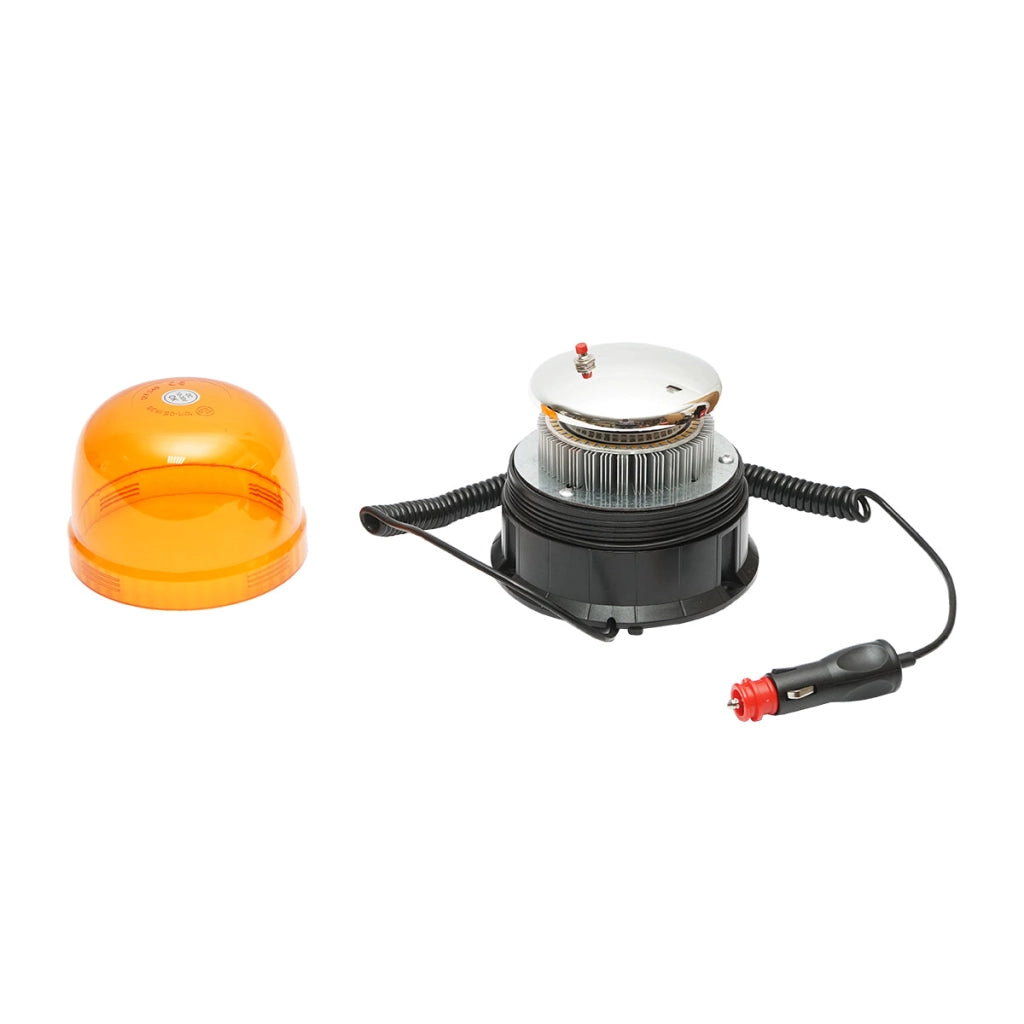 Faro rotante a LED 12-24V con 3 funzioni e base magnetica IP65