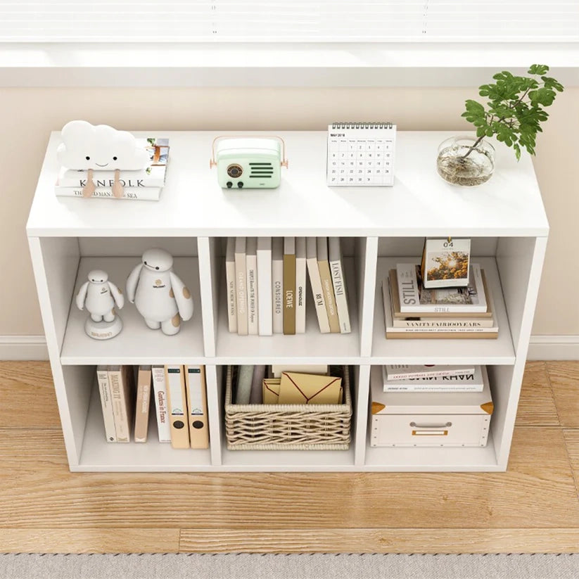 Libreria, bianca 90x30x60 cm