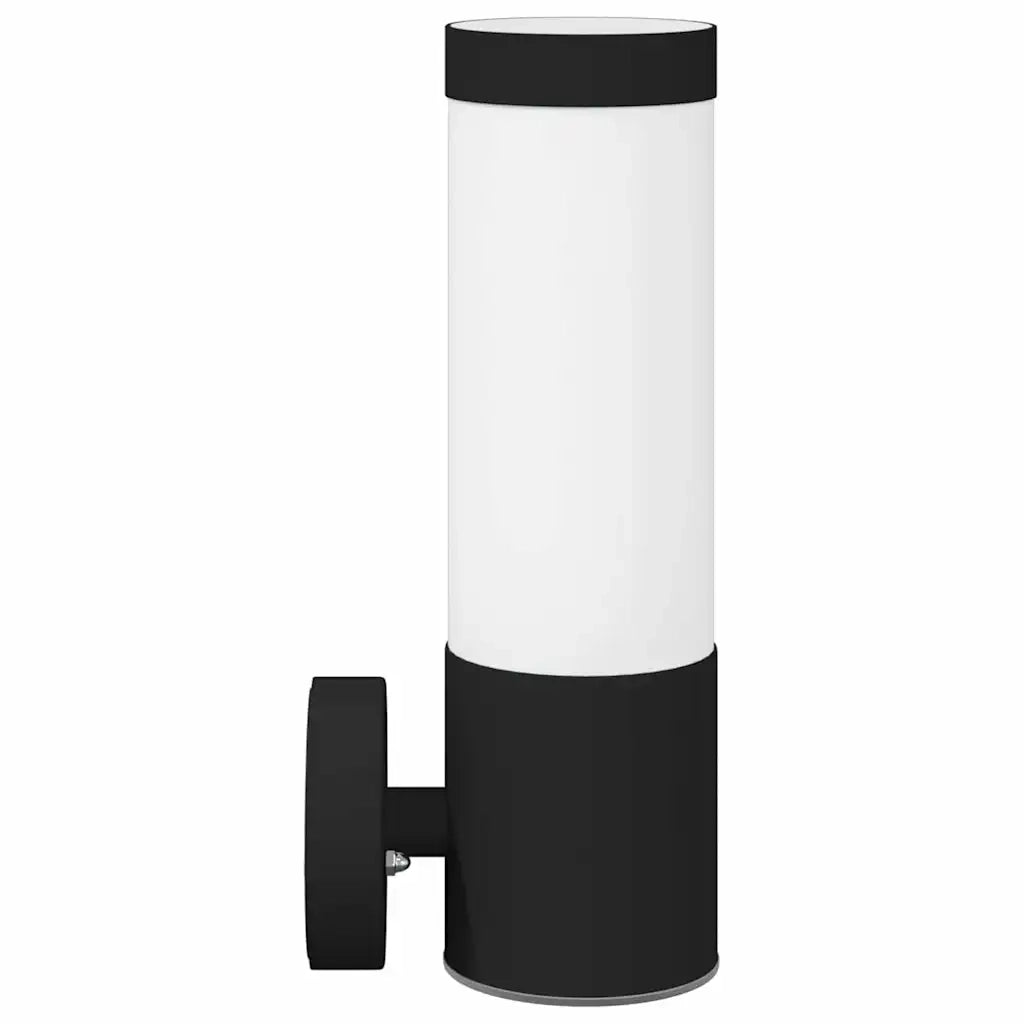 Lampada da Parete Esterna 2 pcs Nero 12 x 8,5 x 27 cm 4005936