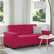 Divano a 2 Posti-Sofa 2 Posti Rosso Vino 140 cm in Velluto 316876