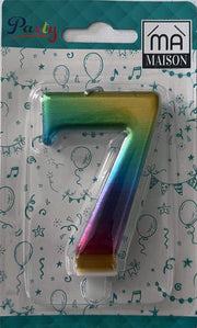 MA MAISON CANDELA "7" ARCOBALENO METALLIZZATO