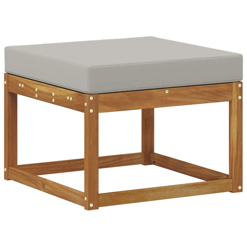 Set di divani da esterno 8 pcs Grigio Naturale e Chiaro 3366824