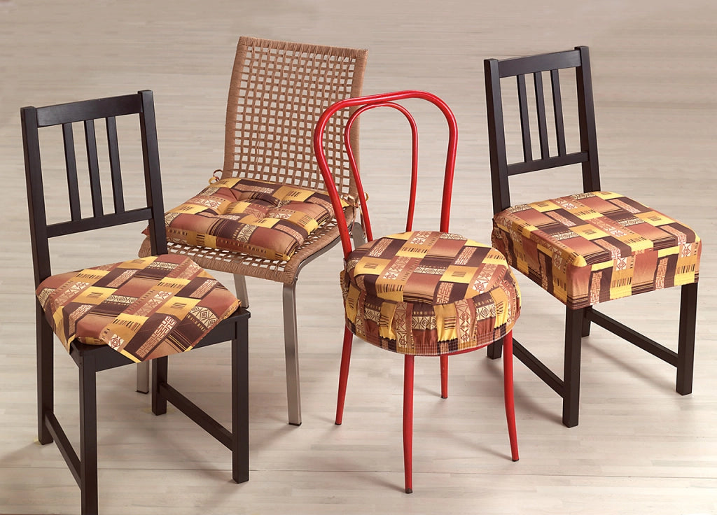 Set Cuscini Coprisedia Imbottiti Sfoderabili Modello Ikarus Made In Italy - Aletta 6Pz - Beige