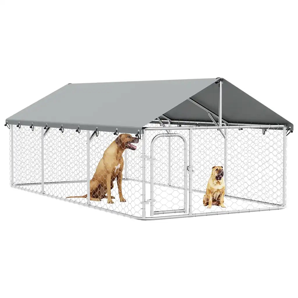 Canile da Esterno con Tetto 400x200x150 cm cod mxl 51976