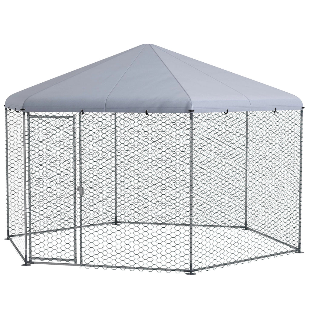 Recinto per Galline ¨C Minimal ¨C Acciaio, 4x3.5x2.6m