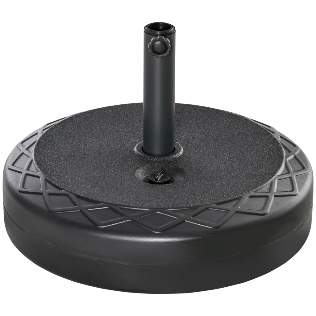 Base per Ombrellone in Plastica ¨C Minimal ¨C ?55cm, Nero