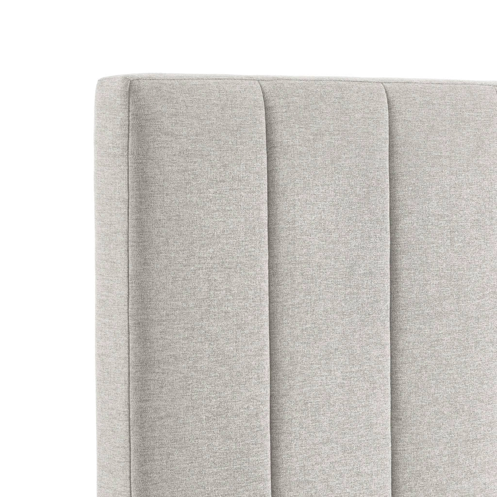 Testiera rivestimento tessuto 150cm, grigio chiaro
