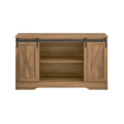 Credenza con ante scorrevoli, Mobile da ingresso, Scarpiera, Armadietto multifunzionale Noce FSB60-BR SoBuy