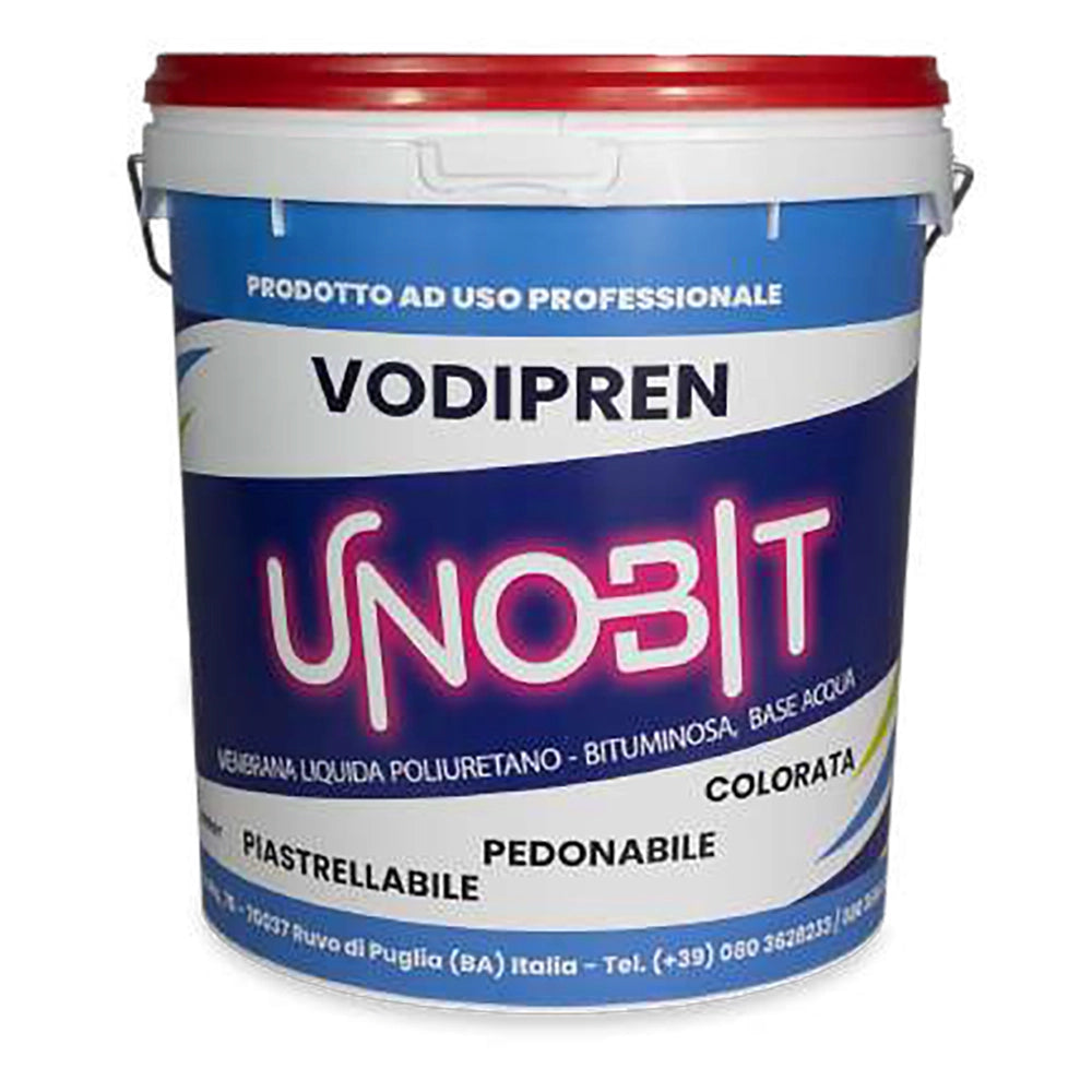 MEMBRANA LIQUIDA POLIFUNZIONALE COLORATA 'VODIPREN UNOBIT' kg. 20 - grigia  - VODICHEM