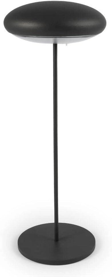 Broggi 4110217001 Nuvola Lampada da Tavolo LED Portatile Ricaricabile con Luce Calda Dimmerabile IP54 colore Antracite