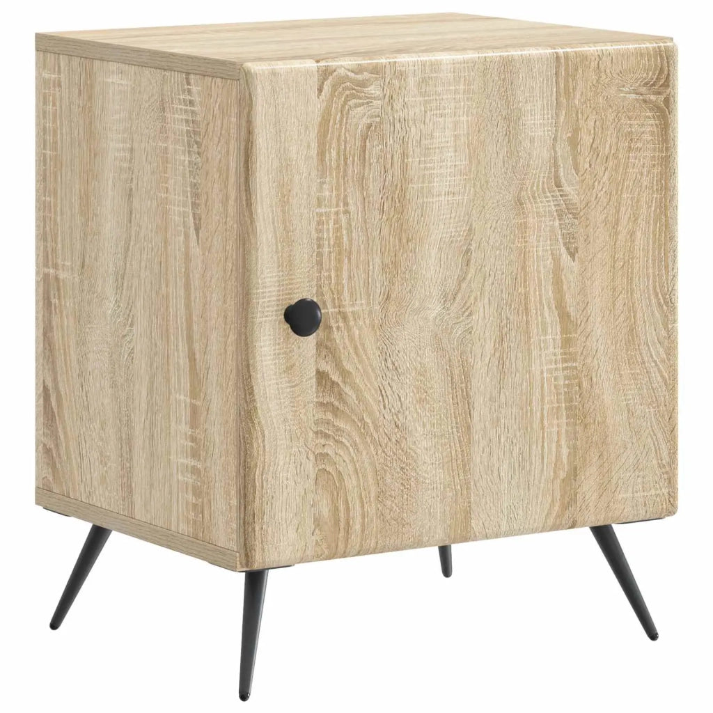 Set di 2 Comodini | Armadio da Notte | Mobiletto da notte Rovere Sonoma 43 x 34,5 x 50 cm