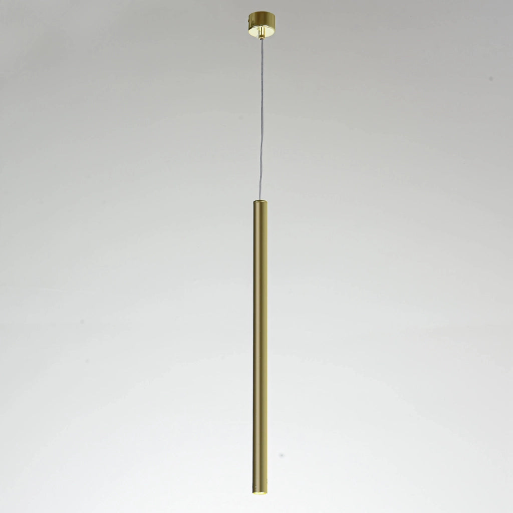 Lampada a sospensione Lungo G9 oro ottone Light Prestige