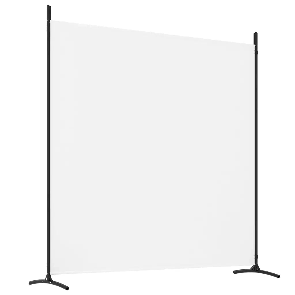 Divisorio Ambienti | Divider per stanze | Paravento a 4 Pannelli Bianco 698x180 cm Tessuto