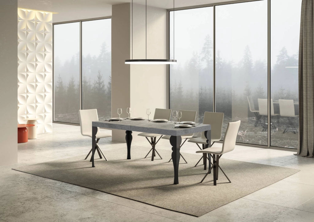 Tavolo Allungabile 180-284x90x77 cm Paxon Cemento