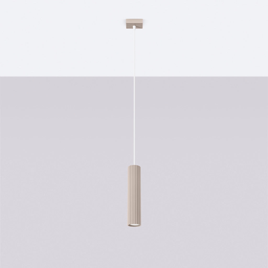 Lampada a sospensione KARBON 1 taupe