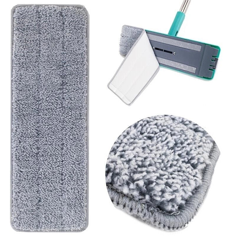 KIT SET 2 PZ MAURY'S RICAMBIO FLAT MOP LAVAPAVIMENTI MICROFIBRA