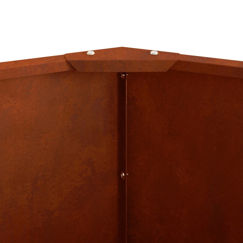 Fioriera Ruggine 60 x 60 x 35 cm 883744