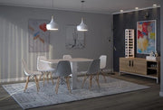 Wijnrek in legno bianco unico - EW2031 Wijnrek