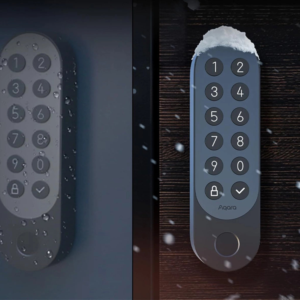 Serratura connessa compatibile con Matter e con sblocco tramite impronta digitale Argento Aqara