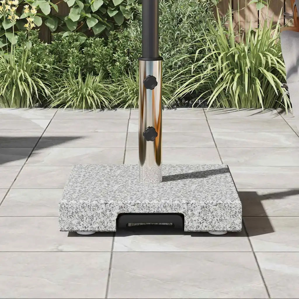 Base per ombrellone-Supporto per ombrellone Grigio 41 x 41 x 37 cm Granito