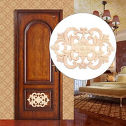 Decorazione in Legno - Motivo a Fiore - Decorazione per Parete - Dimensioni 22x14 cm - Materiale in Legno di Pioppo