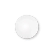 Plafoniera Moderna Simply Vetro Bianco 1 Luce E27
