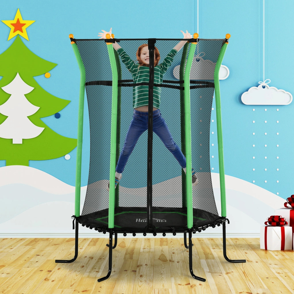 Trampolino Elastico per Bambini ¨C Minimal ¨C Verde 163.5x190 cm