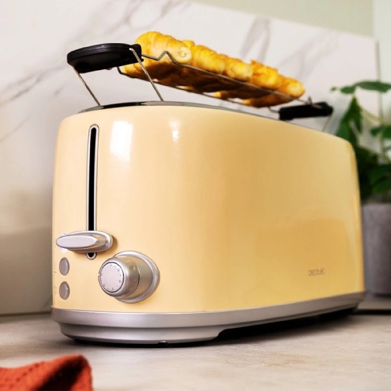 CECOTEC 03233 - Tostapane verticale Toast&Taste 1600 Retro Double Beige