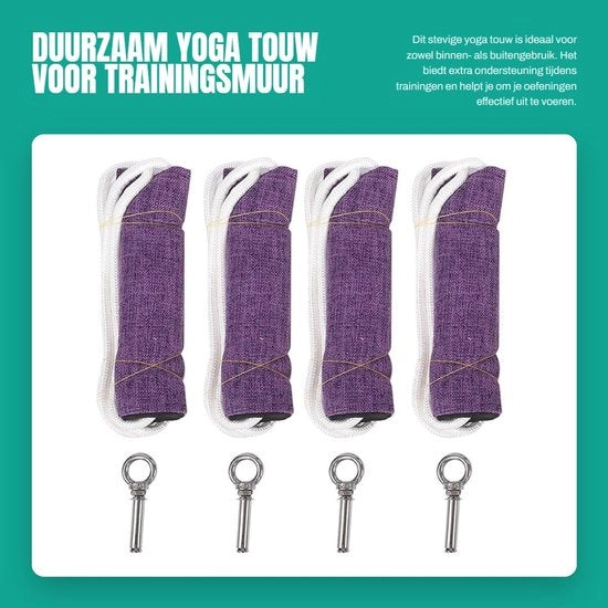 Tessuto Yoga - Resistente - Accessorio per Allenamento - Indoor/Outdoor - Esercizio - Materiale Extra Resistente