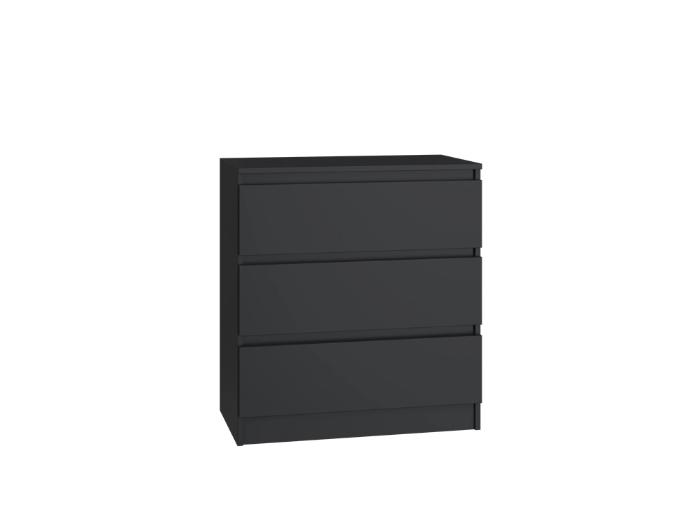 Cassettiera MALWA M3 nero per camera e soggiorno