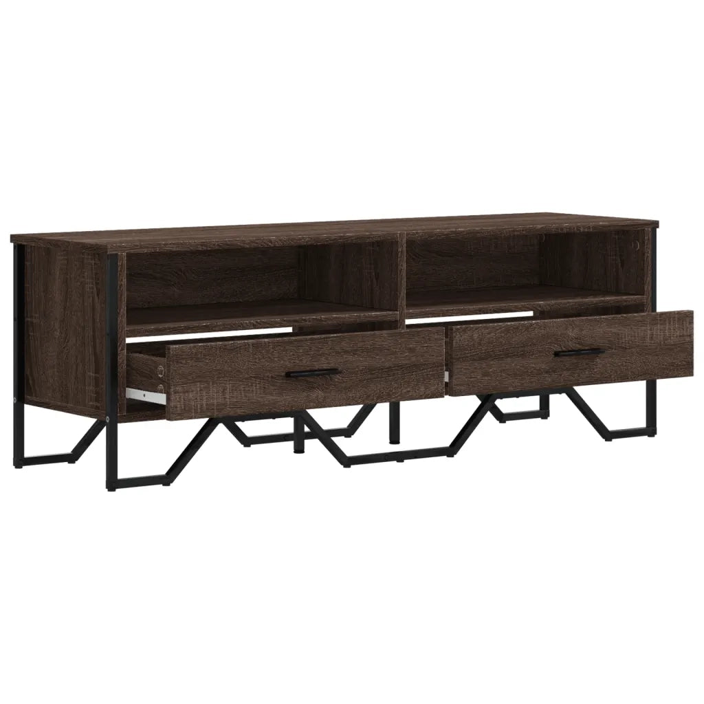 Mobile TV | Armadietto TV | Mobile Porta TV Rovere Marrone 122x34x41cm in Legno Multistrato