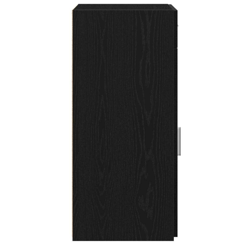 Credenza con cassetto Rovere Nero 50 x 42,5 x 93 cm 868761