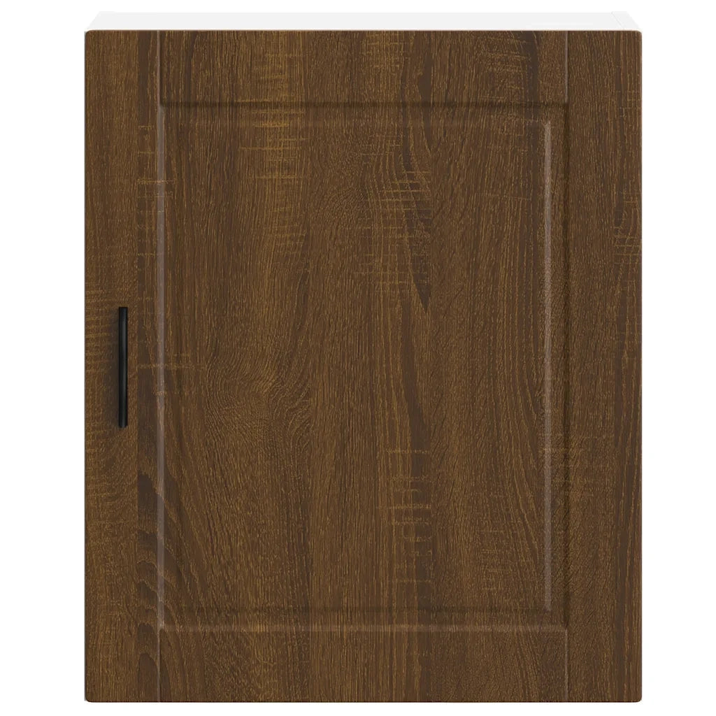 Pensili da Cucina 2 pz Porto Rovere Marrone Legno Multistrato 854052