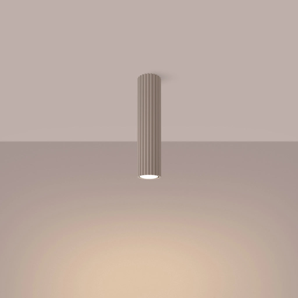 Lampada da soffitto KARBON 30 taupe