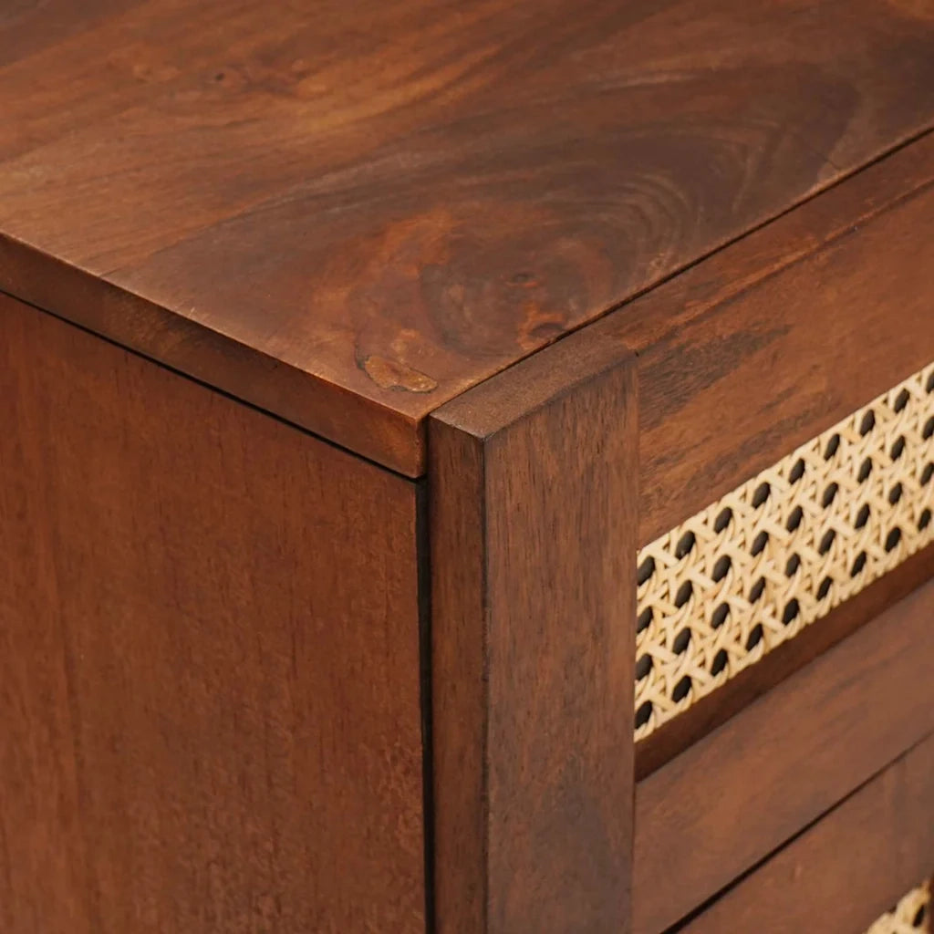 Comodini con cassetto 50 x 33 x 60 cm Legno di mango massello 4018891