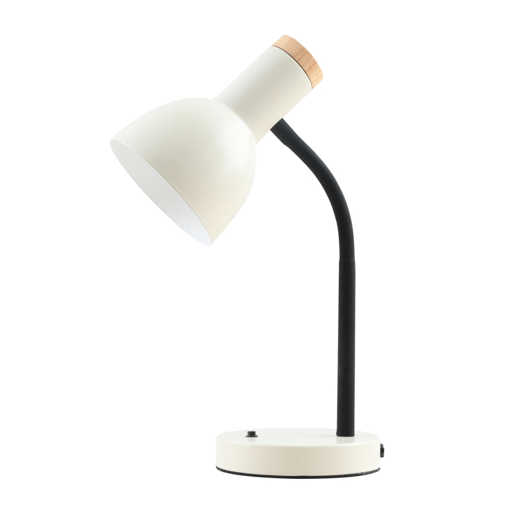Lampada da tavolo beige legno SENZA Italux 1xE27 5W