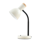 Lampada da tavolo beige legno SENZA Italux 1xE27 5W