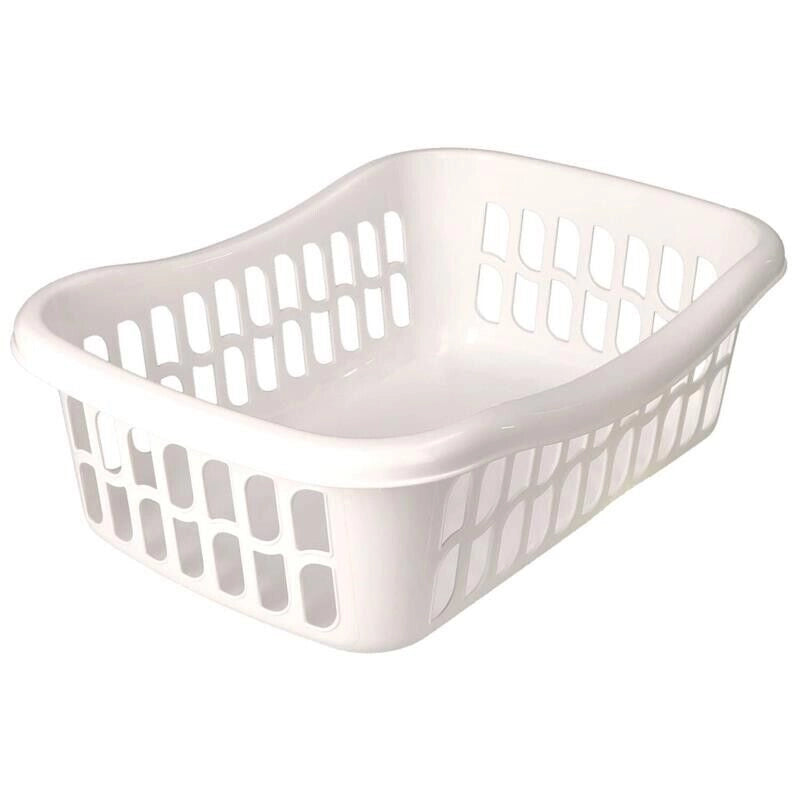 CESTINO BRIO MEDIO MULTIUSO 29X21X10 CM BIANCO PORTABIANCHERIA PORTAOGGETTI